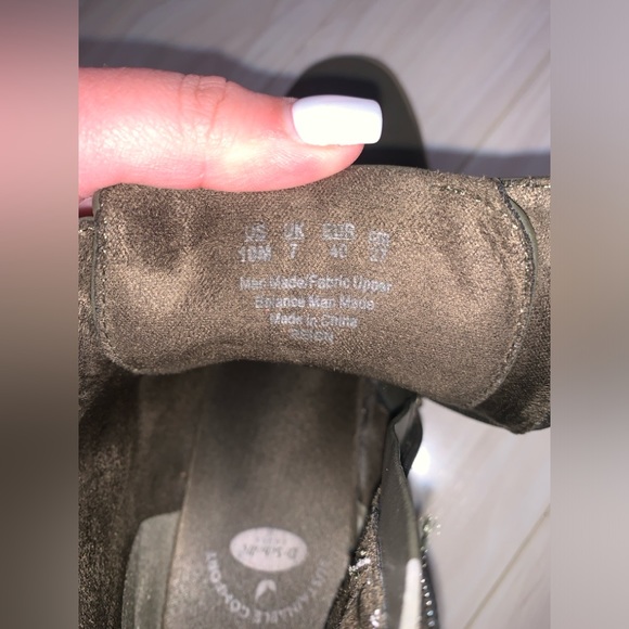 Dr. Scholl’s Olive Green Wedge Booties (Women’s 10) - Picture 6 of 8